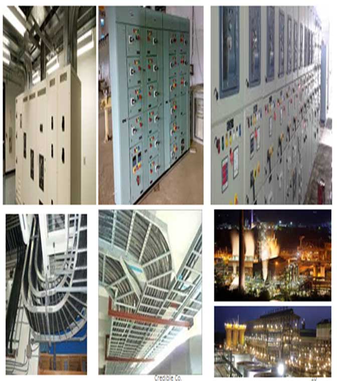 Panel Installation, Tray & Cable Dressing works